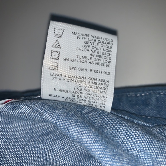 Bobbie Brooks 1990s Women’s Christmas Denim Collared Embroidered Button Up Large - Picture 13 of 16